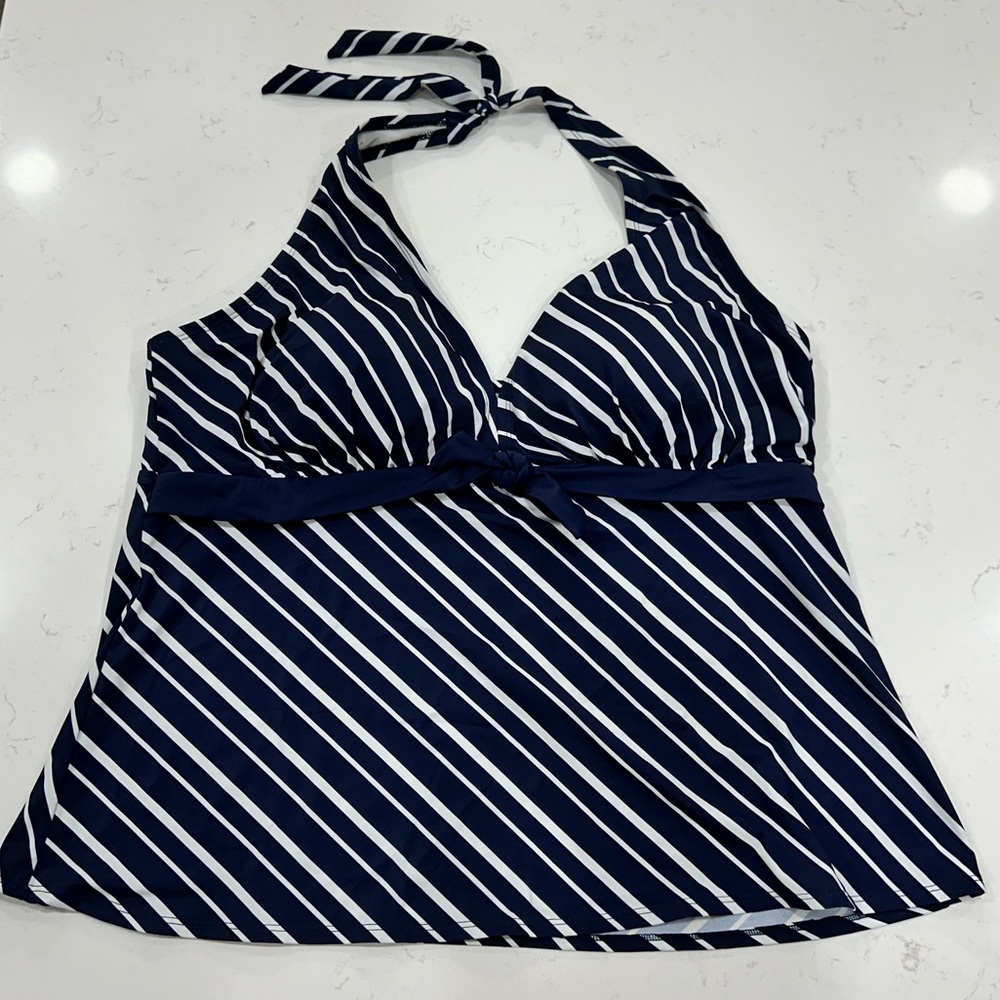 Swimsuits For All Halter Tankini Top